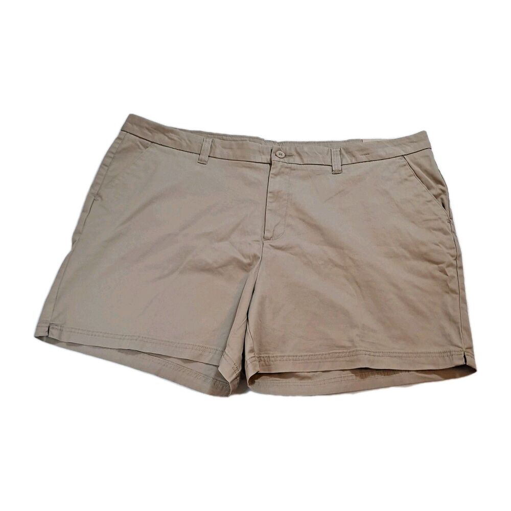 Magellan Outdoors Womens Happy Camper Shorts Size 24 Khaki Tan